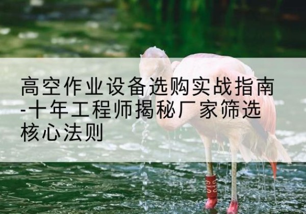 开江剪叉式升降机厂家-高空作业设备选购实战指南-十年工程师揭秘厂家筛选核心法则